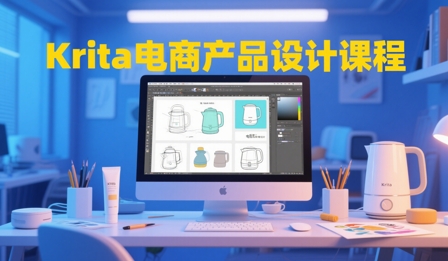 大梦老师·Krita电商产品设计课程-鑫梵淘