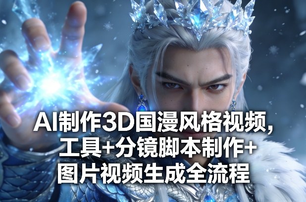 AI制作3D国漫风格视频，工具+分镜脚本制作+图片视频生成全流程-鑫梵淘