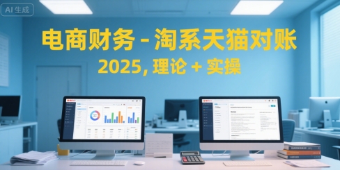 电商财务-淘系天猫对账2025，理论+实操-鑫梵淘