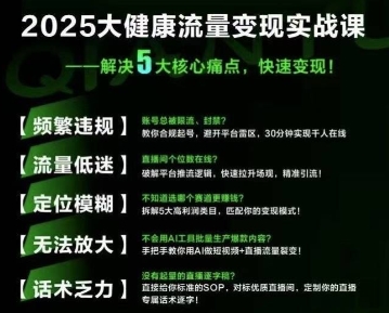 大健康流量全域新增长8.0，三月底线下课视频，大健康万亿蓝海，从类目突围到模式迭代-鑫梵淘