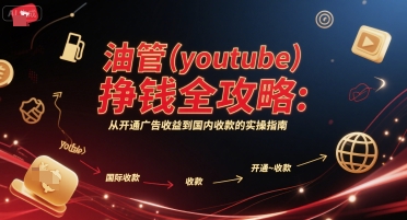 油管(youtube)挣钱全攻略：从开通广告收益到国内收款的实操指南-鑫梵淘