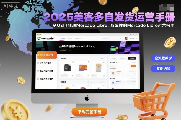2025美客多自发货运营手册：从0到1精通Mercado Libre，系统性的Mercado Libre运营指南-鑫梵淘
