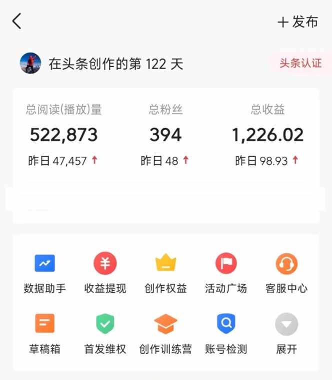 图片[2]-头条号托管躺赚项目，长期稳定，可做五年，每天十分钟，收益几百块-鑫梵淘
