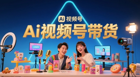 风口已至！AI视频号带货轻松月入过1W，99%的普通人却卡在内容制作门槛-鑫梵淘