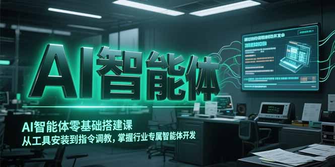 AI智能体零基础搭建课，从工具安装到指令调教，掌握行业专属智能体开发…-鑫梵淘