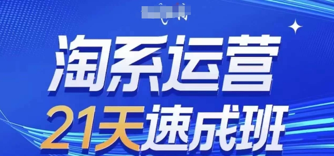淘系运营21天速成班(更新25年7月)，0基础轻松搞定淘系运营，不做假把式-鑫梵淘
