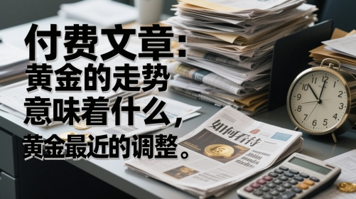 付费文章：黄金的走势意味着什么，如何看待黄金最近的调整-鑫梵淘