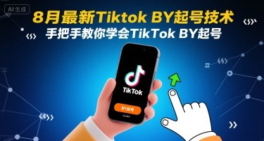 8月最新Tiktok搬运起号技术，手把手教你学会TikTok搬运起号-鑫梵淘