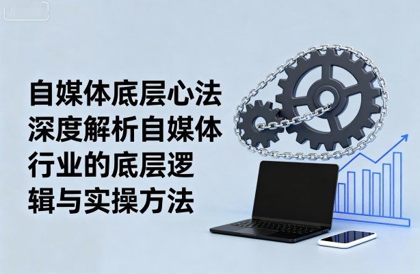 自媒体底层心法，深度解析自媒体行业的底层逻辑与实操方法-鑫梵淘