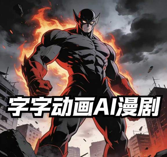 字字动画AI漫剧2026年第1期系统课程，小白看完就能学会实操的漫剧课，单人月收1-3W-鑫梵淘