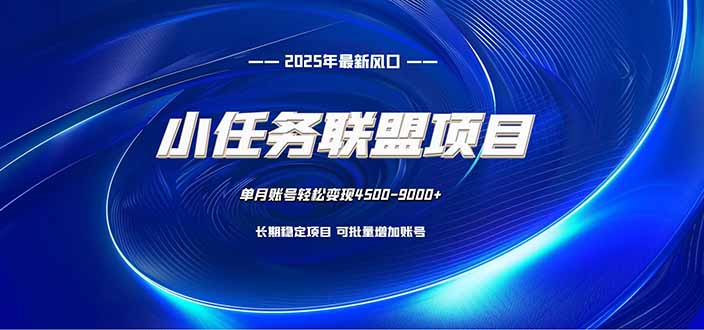 小任务联盟项目：一台电脑每天只需10分钟，轻松简单稳定-鑫梵淘