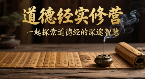 道德经实修营，一起探索道德经的深邃智慧-鑫梵淘