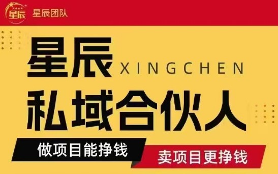 全网首发星辰私域项目合集，最新实操玩法，短期快速实现变现-鑫梵淘