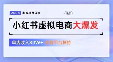 小红书虚拟电商项目，平台大力免费流量扶持，低门槛1拖3玩法-鑫梵淘