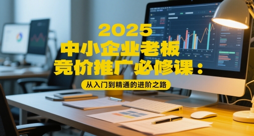2025中小企业老板竞价推广必修课：从入门到精通的进阶之路-鑫梵淘