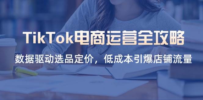 （14343期）TikTok电商运营全攻略，数据驱动选品定价，低成本引爆店铺流量-鑫梵淘