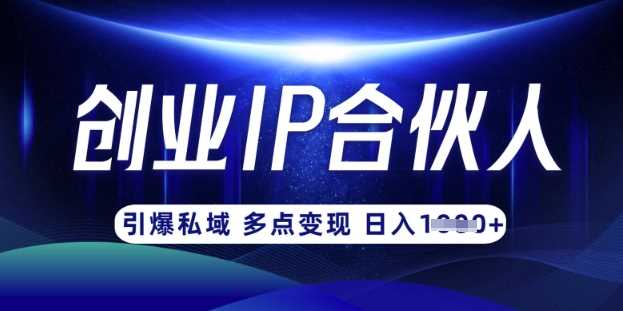 云帆·创业ip合伙人打造3.0，从0到1教你做网创，实现月入过W-鑫梵淘