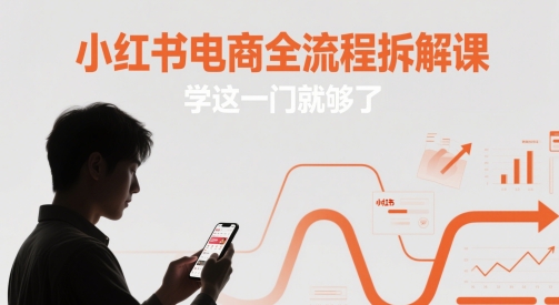 小红书电商全流程拆解课，学这一门就够了-鑫梵淘